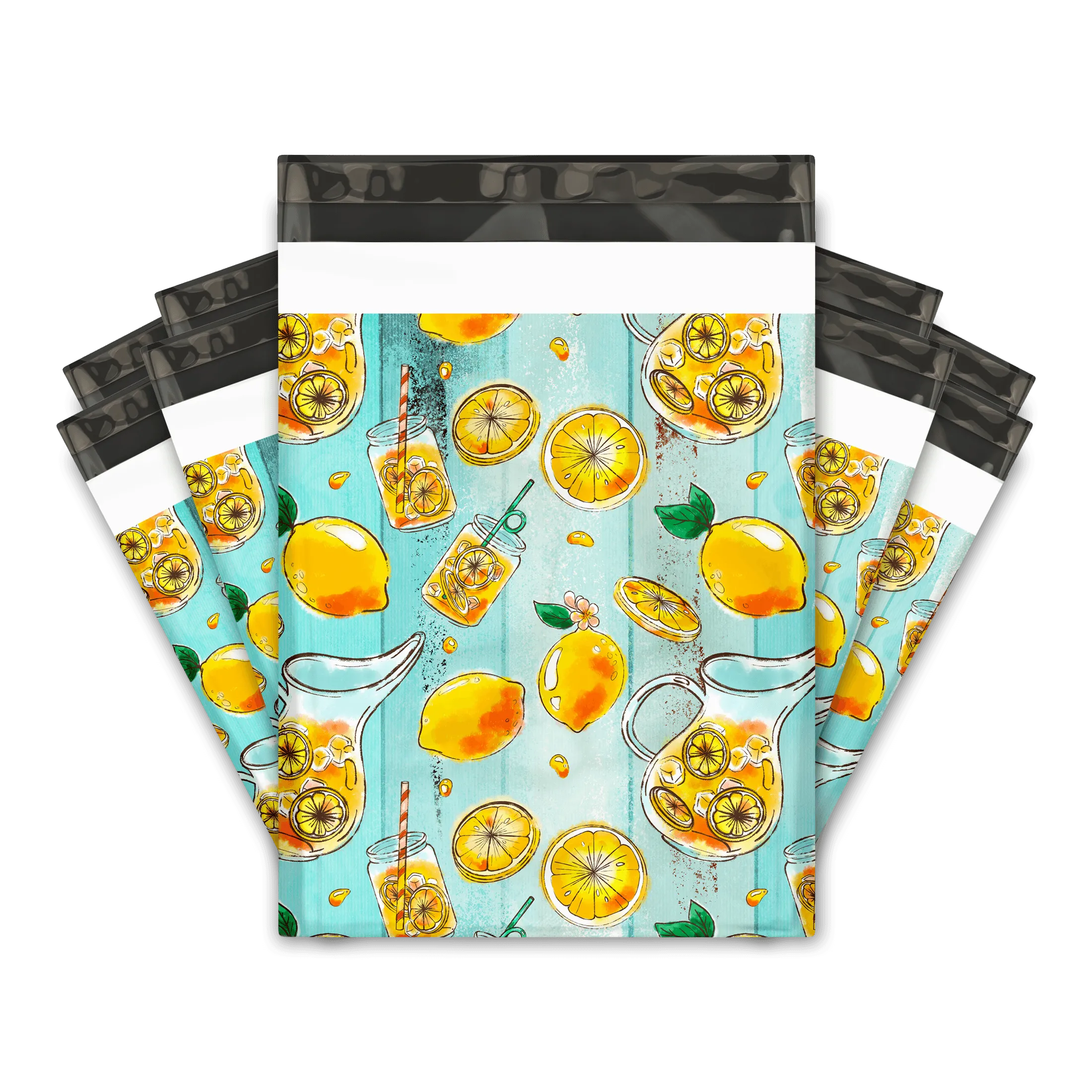 10x13 Lemonade Poly Mailers Shipping Envelopes Premium Printed Bags