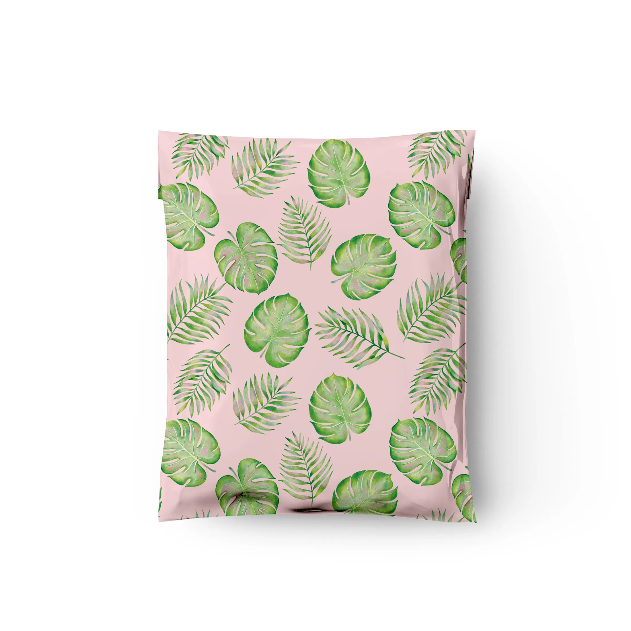 10x13 Palm Leaves Designer Poly Mailers Shipping Envelopes Premium Printed Bags