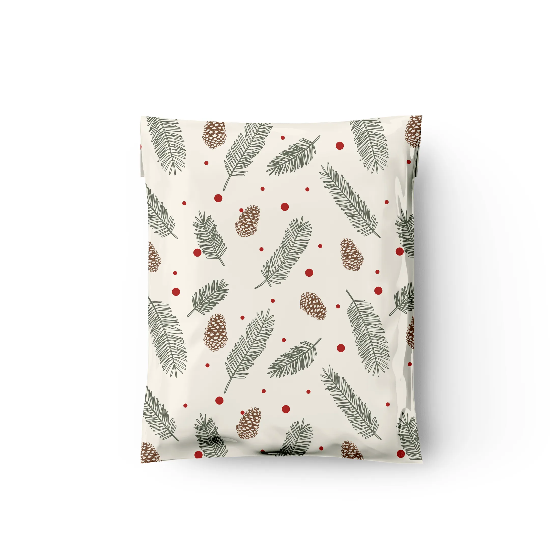 10x13 Pinecones Designer Poly Mailers Shipping Envelopes Premium Printed Bags