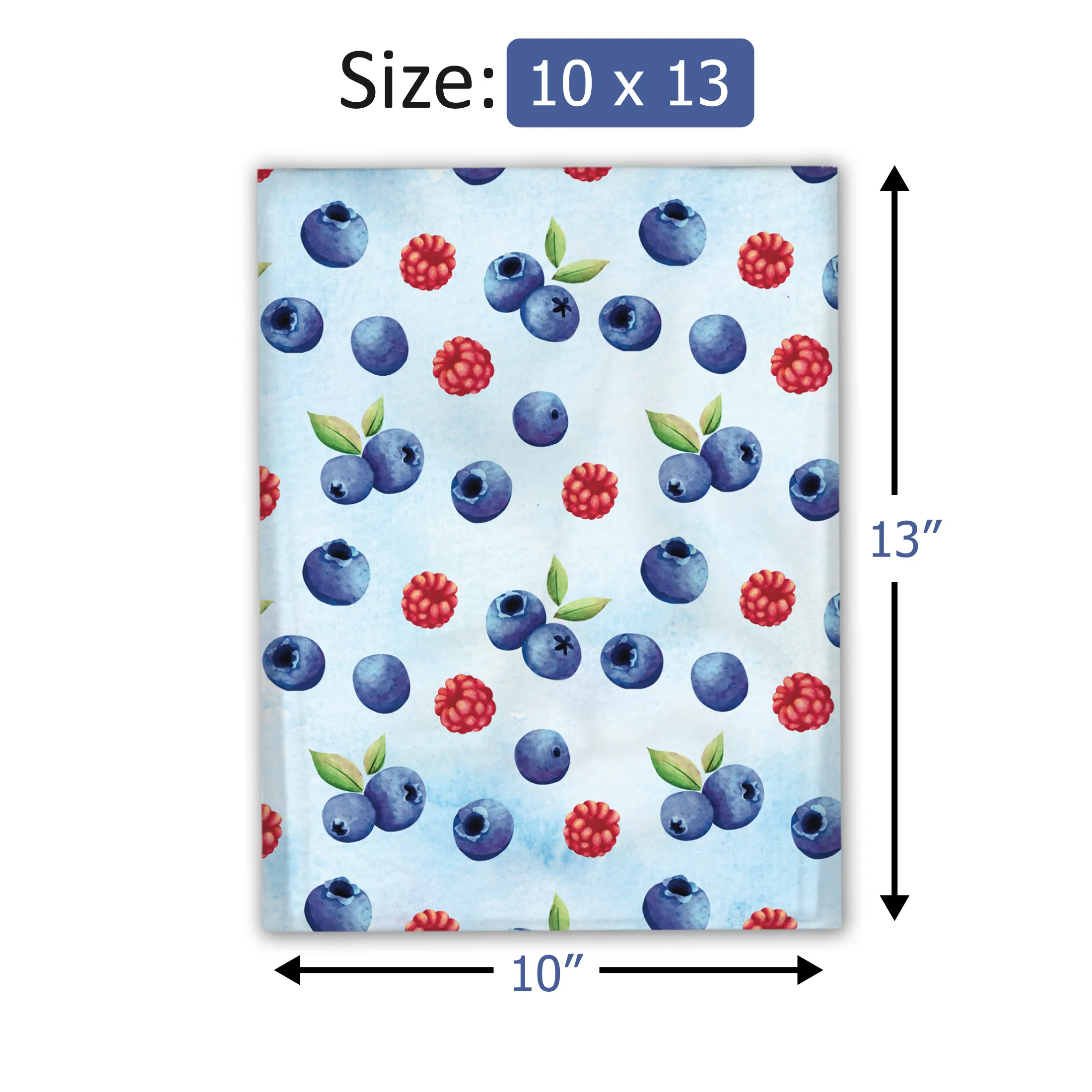 10x13 Summer Berries Designer Poly Mailers Shipping Envelopes Premium Printed Bags