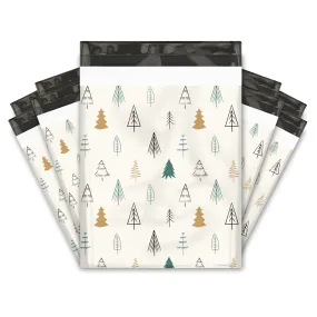 12x15" Fir Trees Designer Poly Mailers Shipping Envelopes Premium Printed Bags