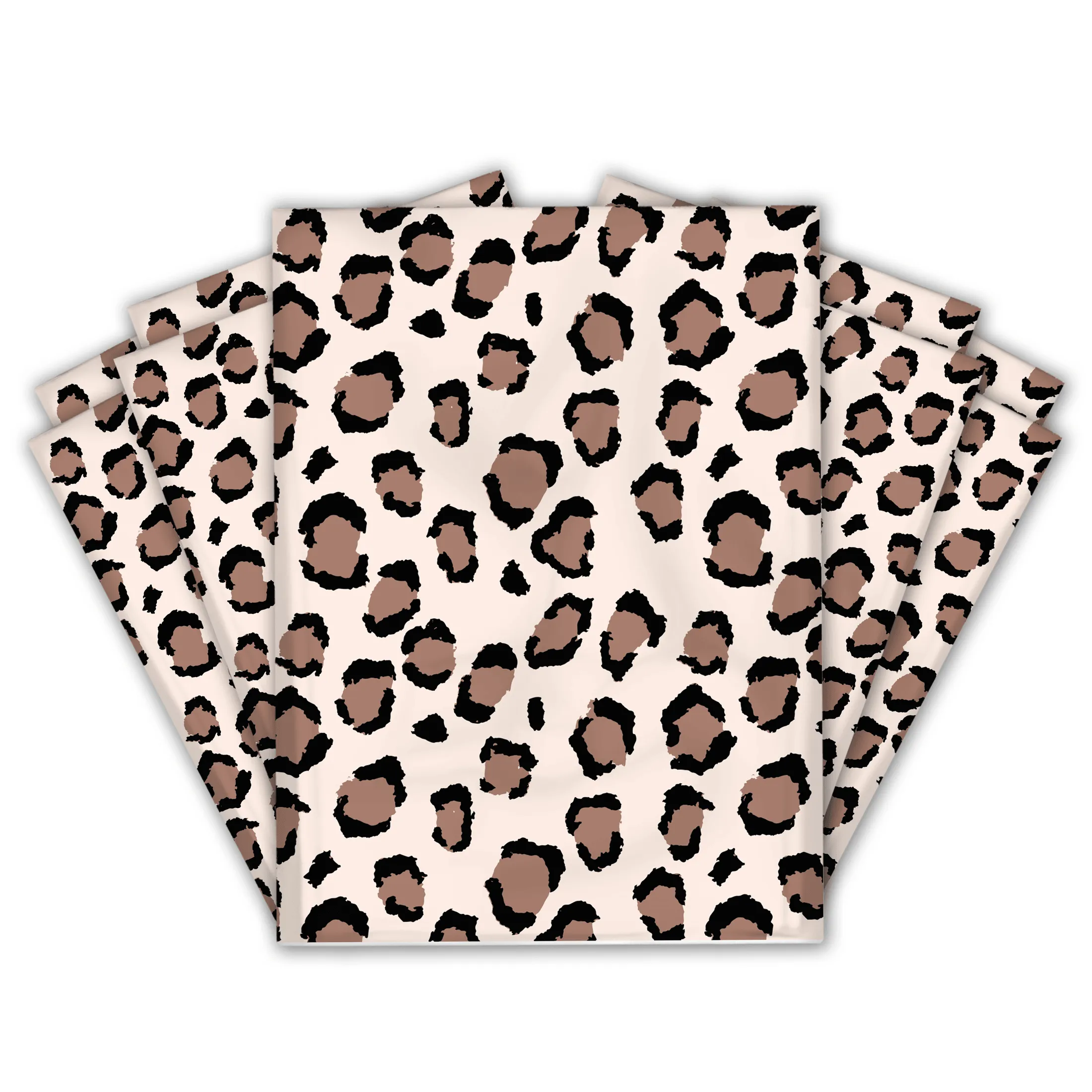 12x15" Leopard Print Designer Poly Mailers Shipping Envelopes Premium Printed Bags