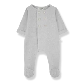 ABEL jumpsuit w/feet - perla