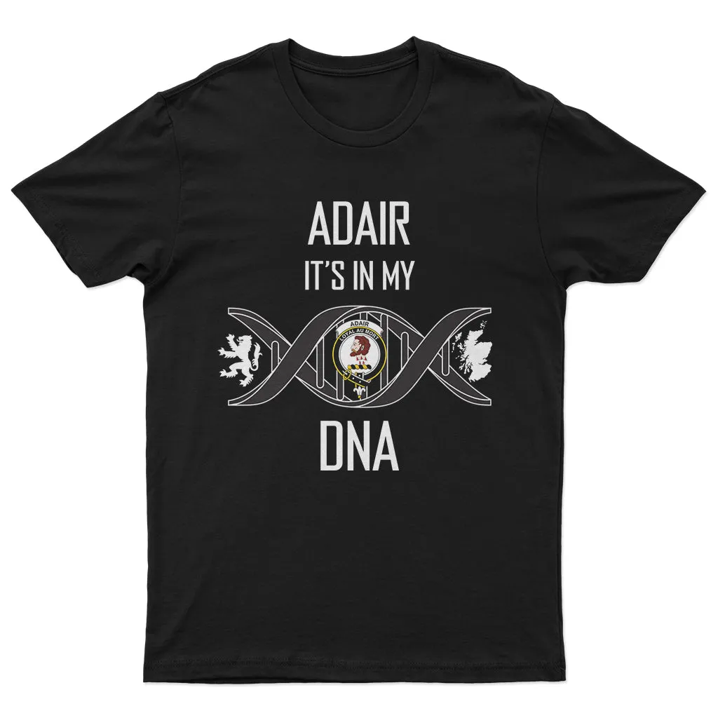 Adair Family Crest DNA In Me Mens Cotton T Shirt