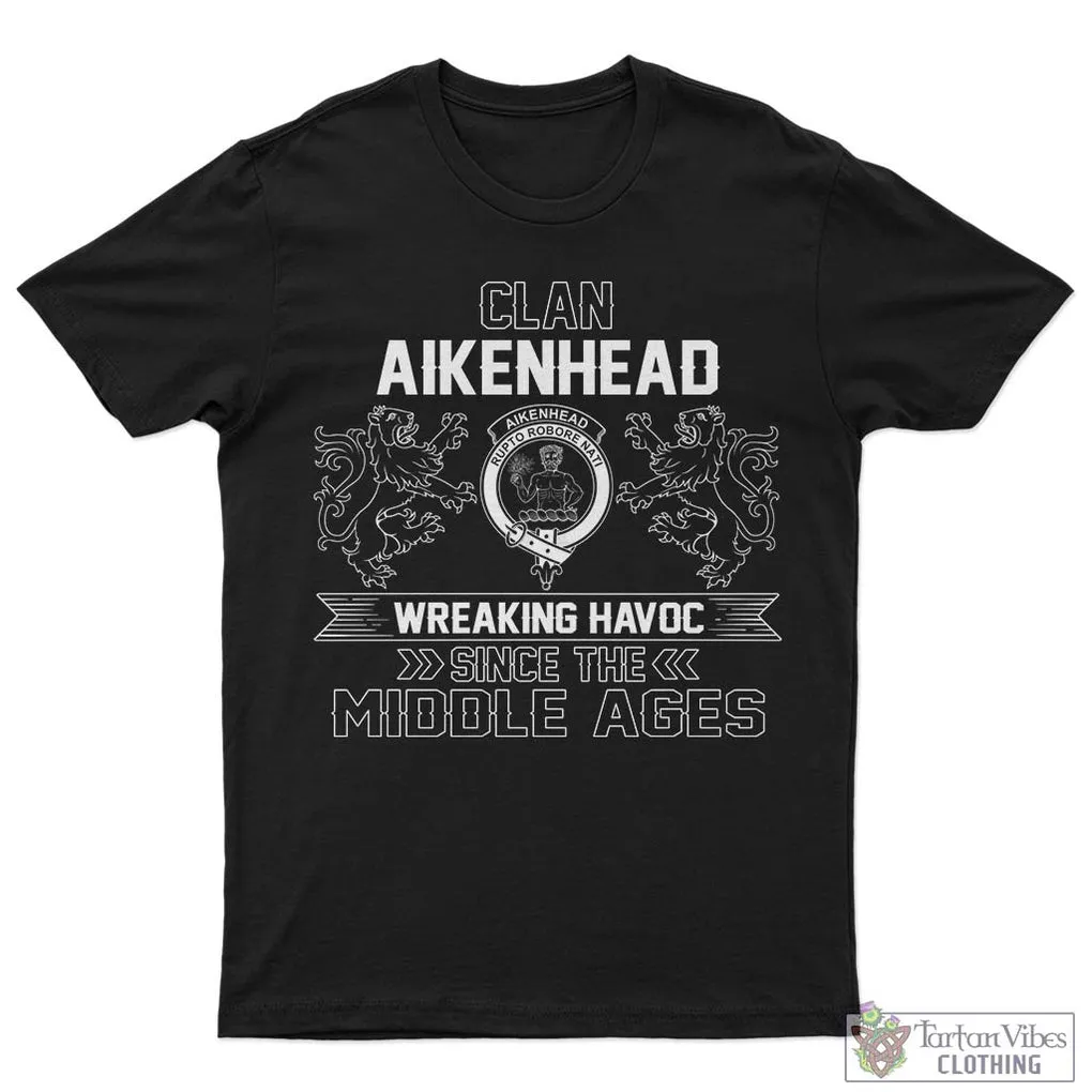 Aikenhead Family Crest 2D Cotton Men's T-Shirt Wreaking Havoc Style