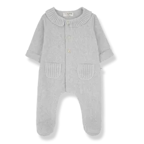 ALEXIA jumpsuit w/feet - perla