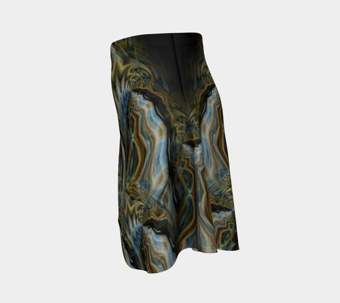 ALIEN FLOWER #2 FLARE SKIRT