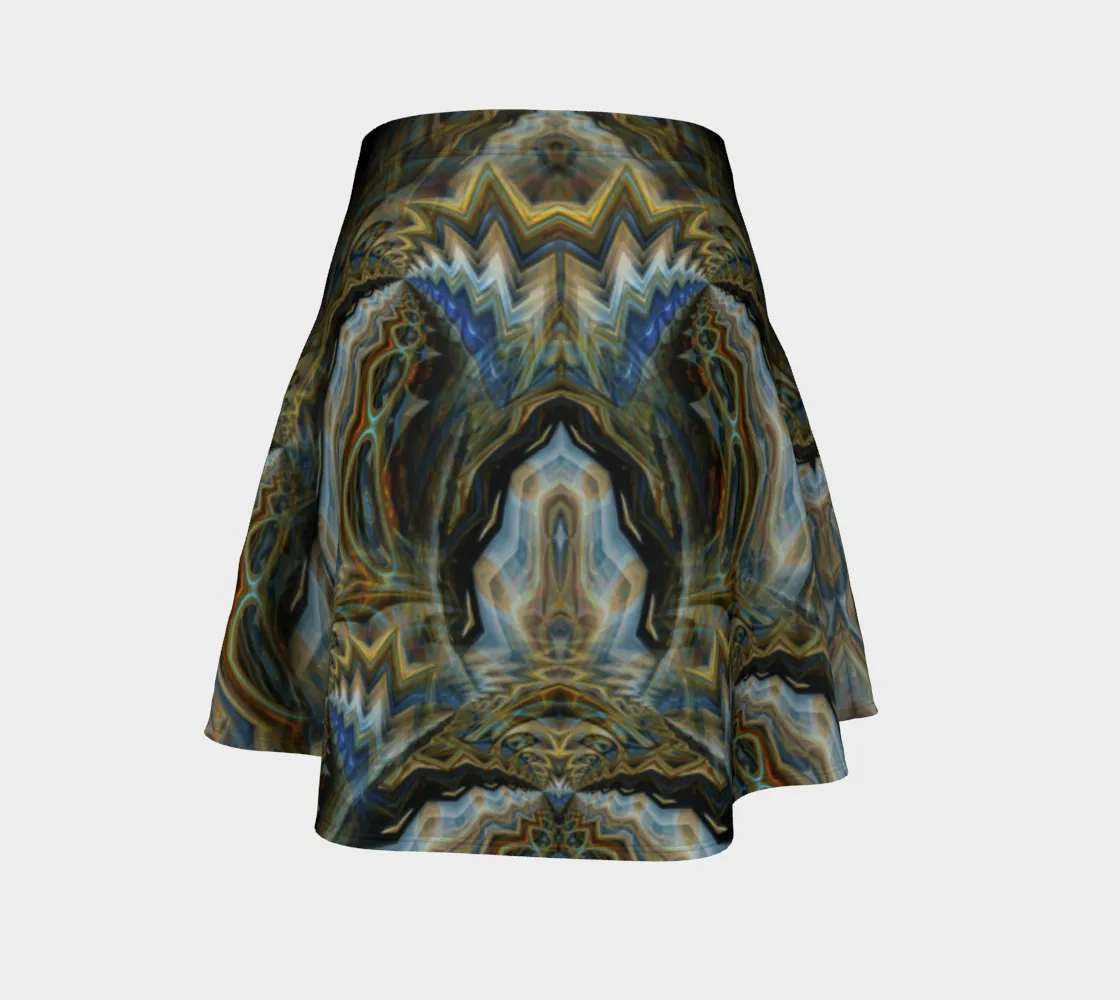 ALIEN FLOWER #2 FLARE SKIRT