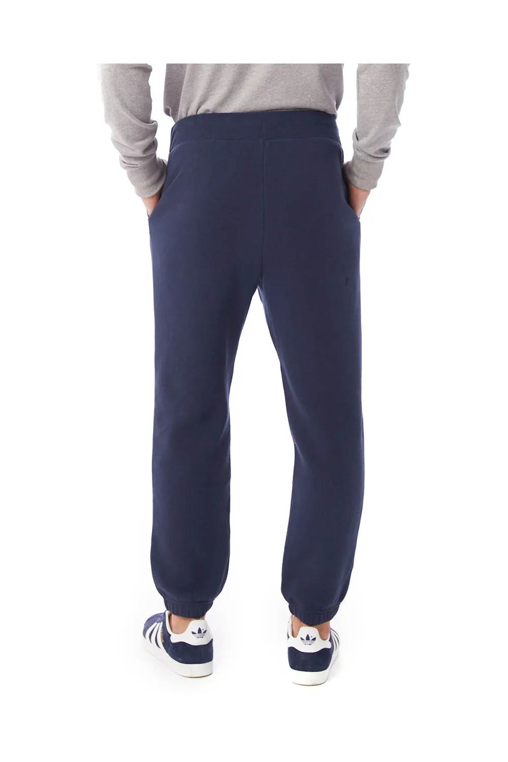 Alternative Mens Eco Cozy Fleece Sweatpants w/ Pockets - Midnight Navy Blue