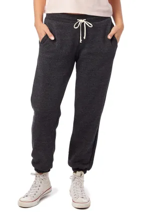 Alternative Womens Eco Classic Sweatpants w/ Pockets - Black