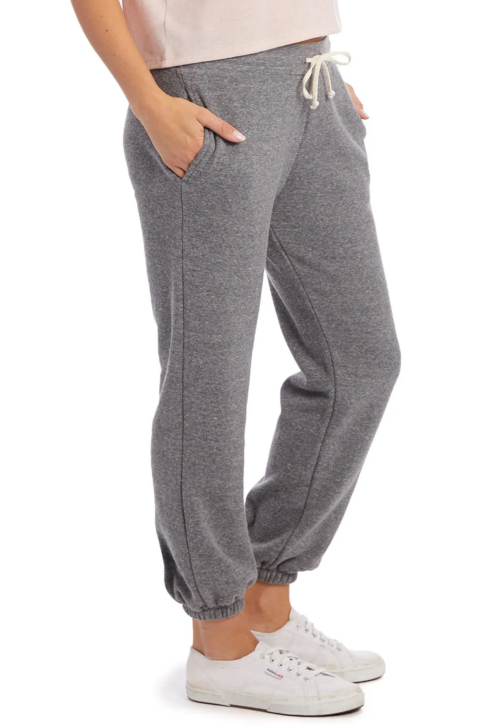 Alternative Womens Eco Classic Sweatpants w/ Pockets - Grey