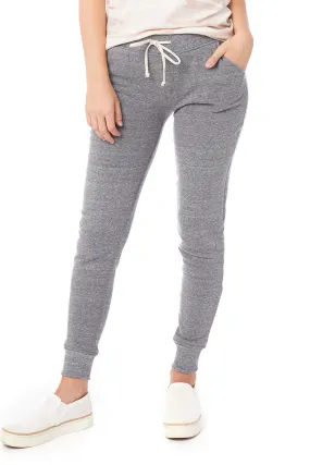 Alternative Womens Eco Fleece Jogger Sweatpants w/ Pockets - Eco Grey