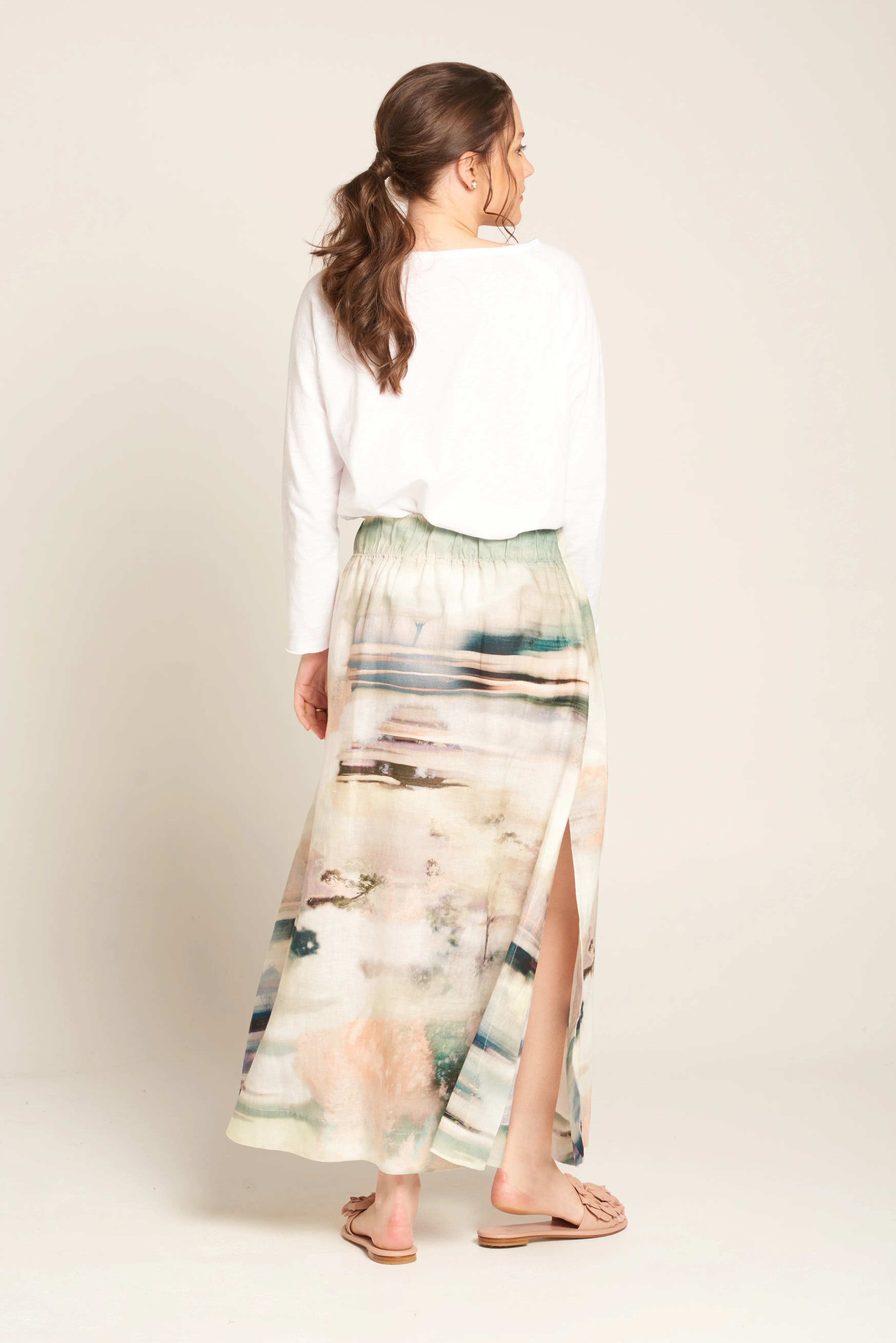 Amber Skirt Faded Forest