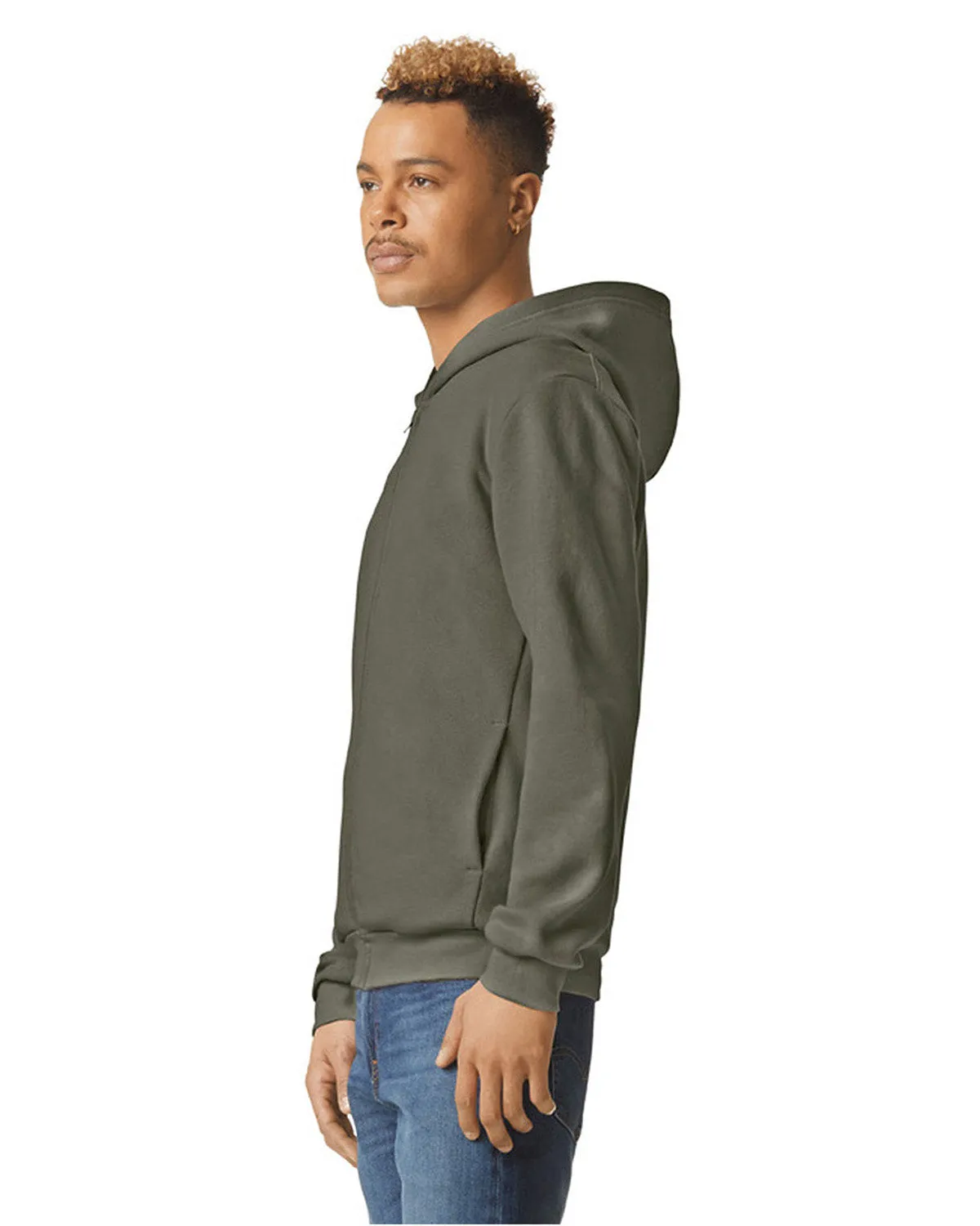 American Apparel ReFlex Fleece Unisex Full Zip Hoodie RF497