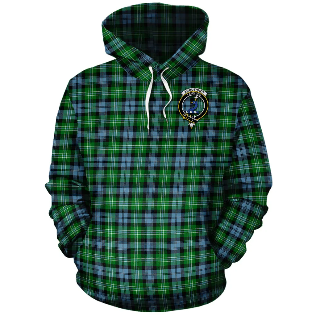 Arbuthnot Ancient Tartan Hoodie with Family Crest