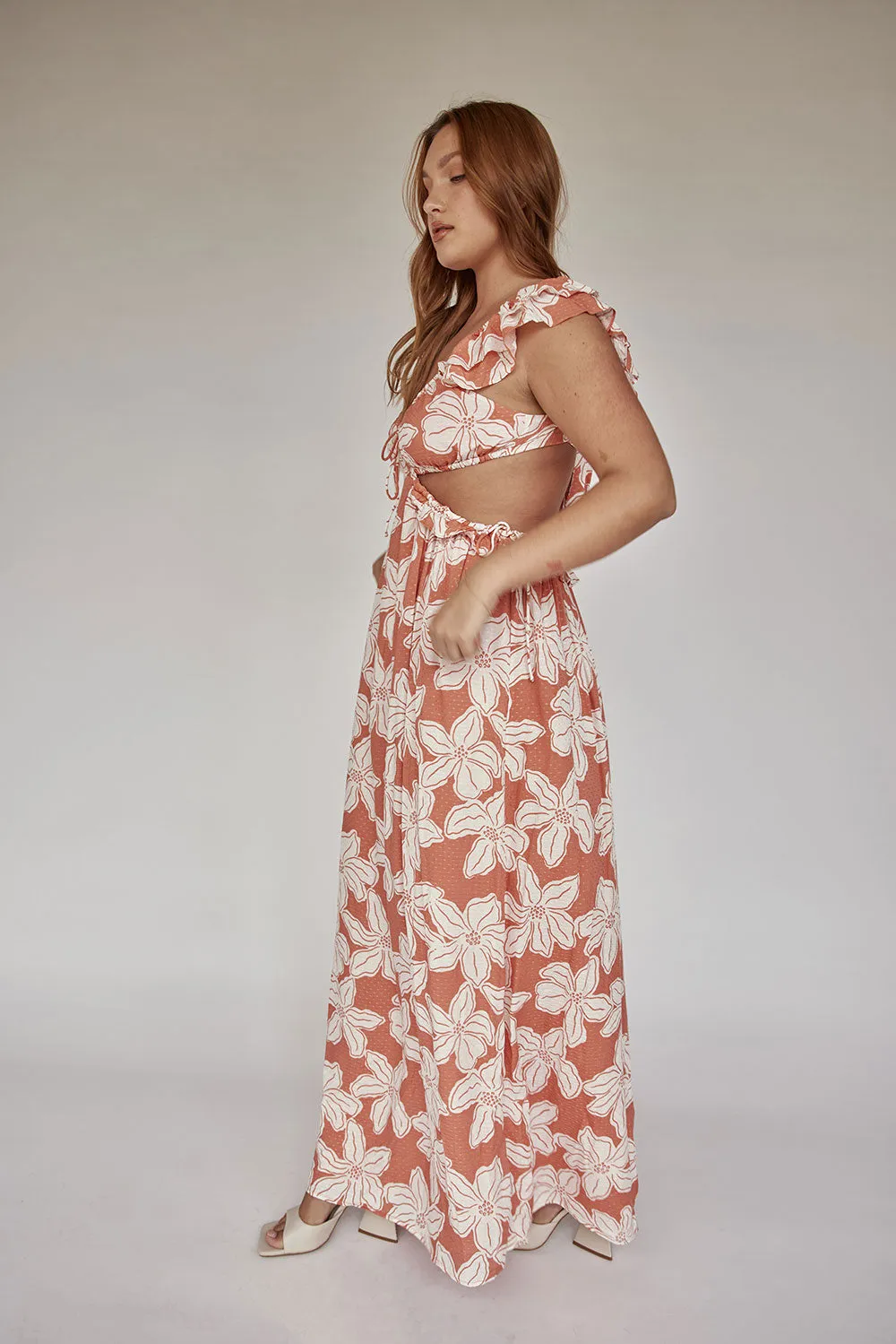 Archa Maxi Dress - Forest Floral