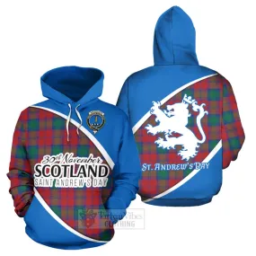 Auchinleck (Affleck) Family Crest Tartan Hoodie Celebrate Saint Andrew's Day in Style