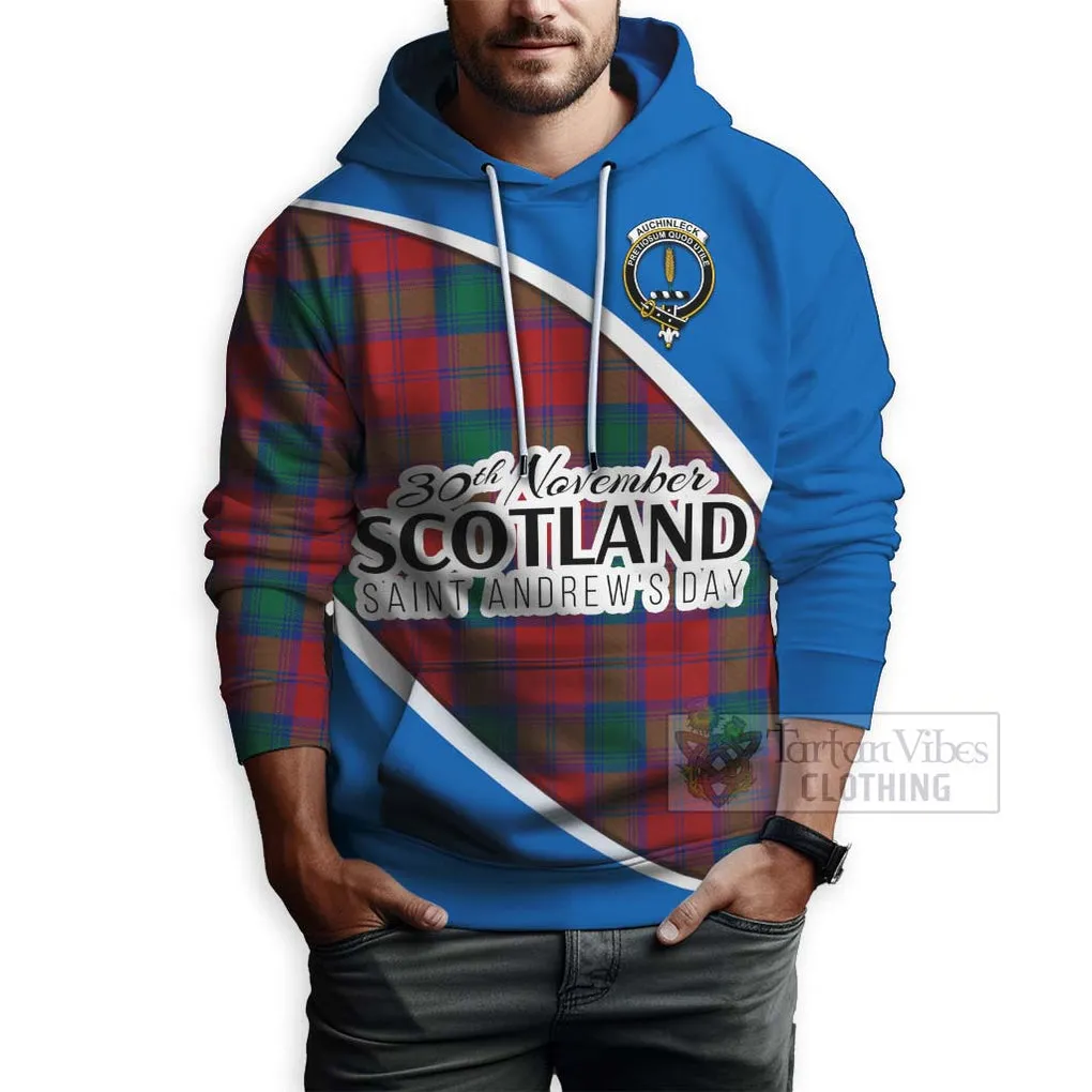 Auchinleck (Affleck) Family Crest Tartan Hoodie Celebrate Saint Andrew's Day in Style