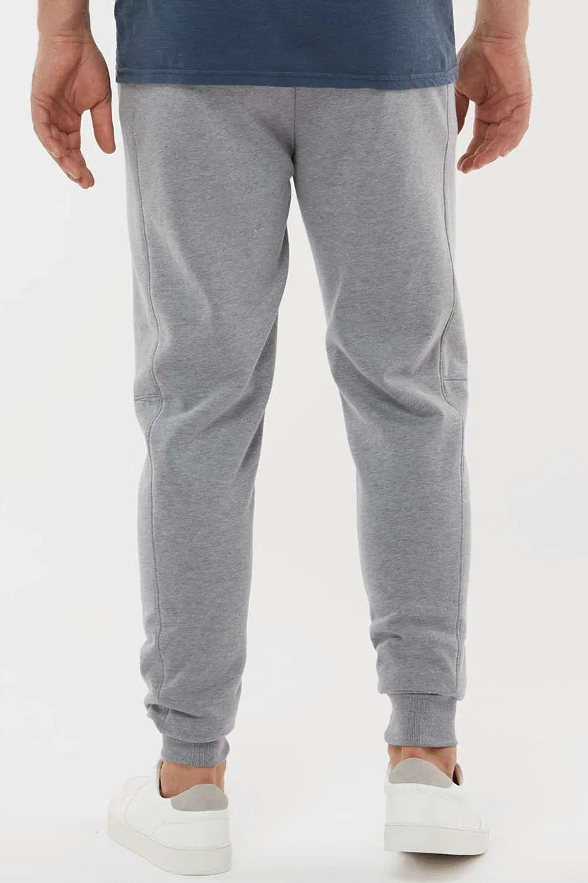 Augusta Sportswear Mens Eco Revive 3 Season Fleece Jogger Sweatpants w/ Pockets - Heather Grey