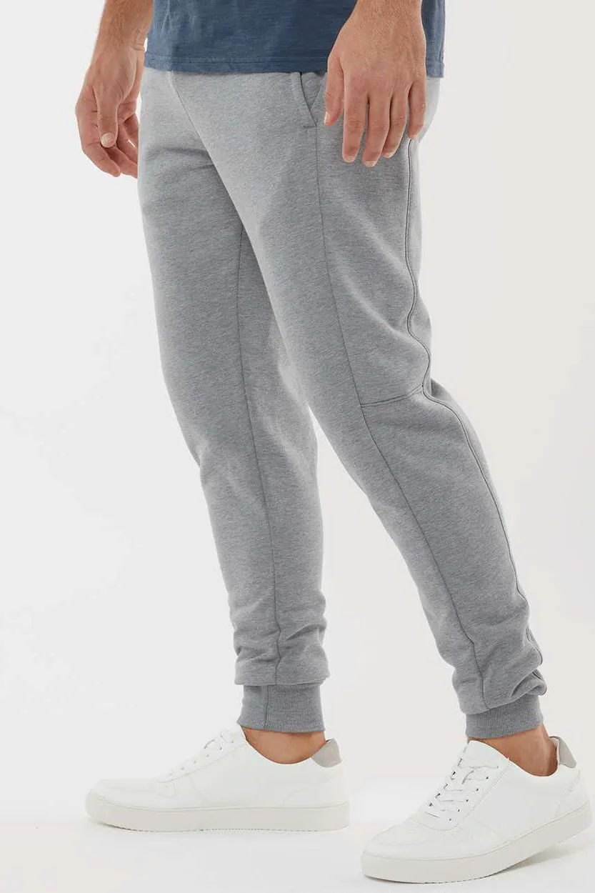 Augusta Sportswear Mens Eco Revive 3 Season Fleece Jogger Sweatpants w/ Pockets - Heather Grey