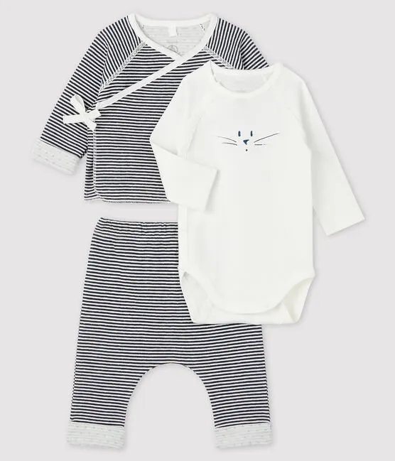 Baby 3-Piece Striped Set