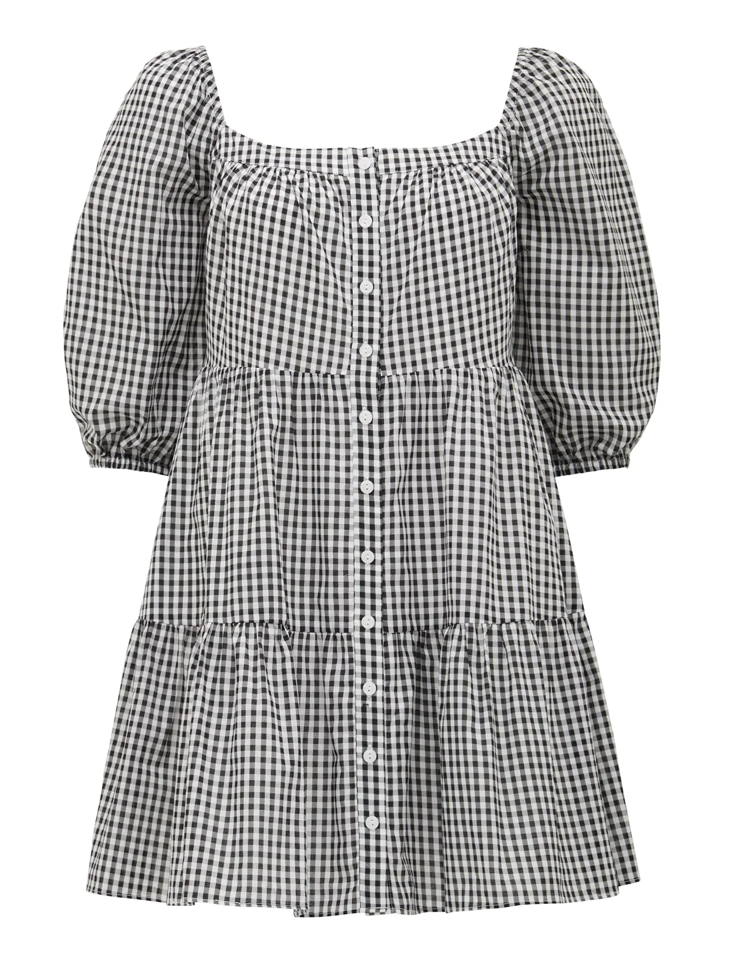 Bailey Gingham Smock Dress