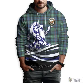 Baillie Ancient Tartan Hoodie with Alba Gu Brath Regal Lion Emblem