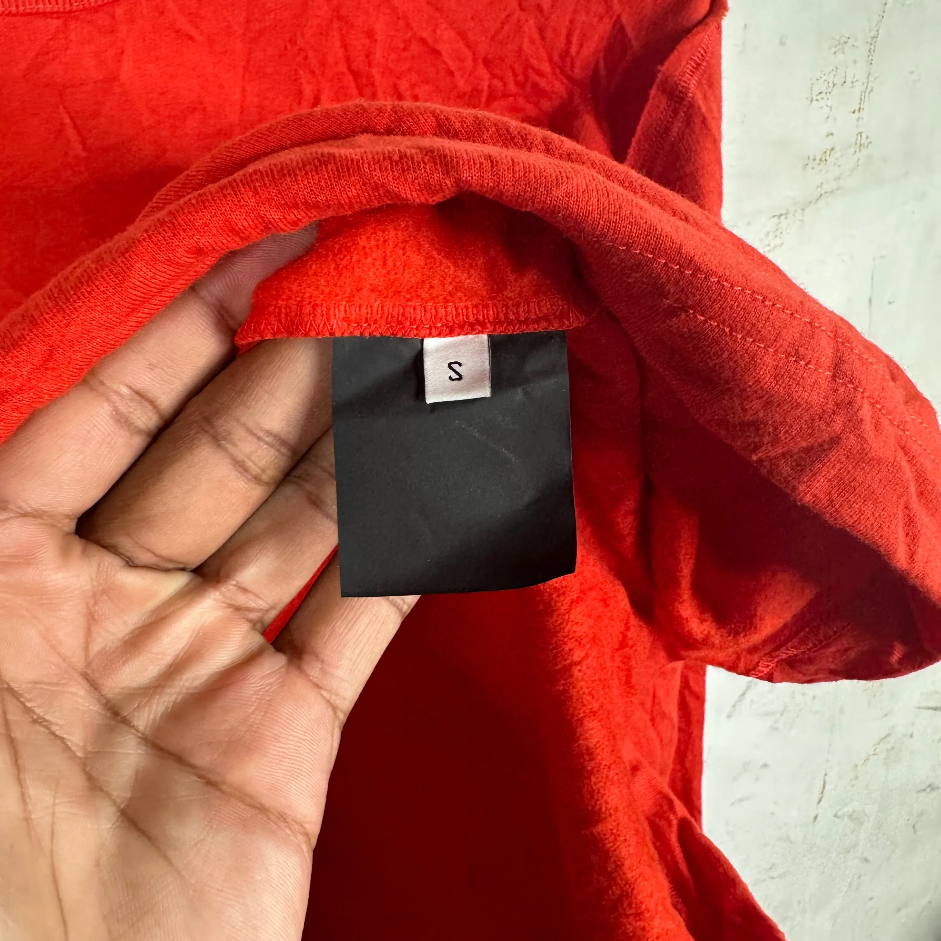 Balenciaga Sample Wrinkled Red L/S Sweater