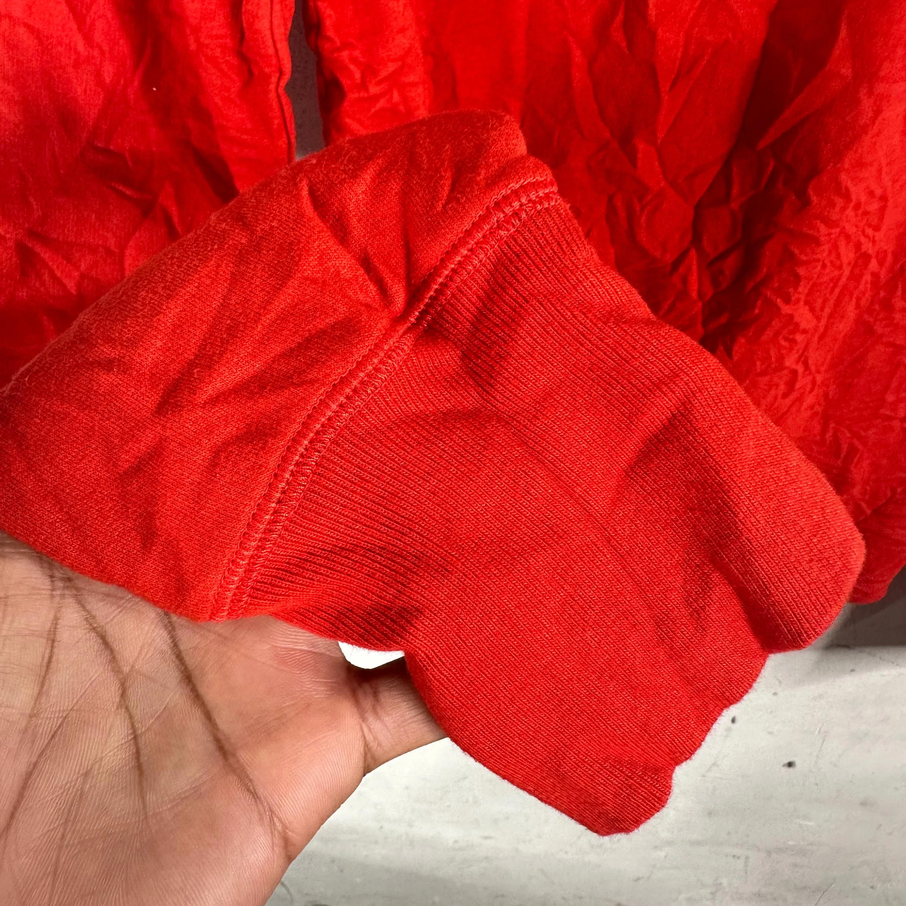 Balenciaga Sample Wrinkled Red L/S Sweater