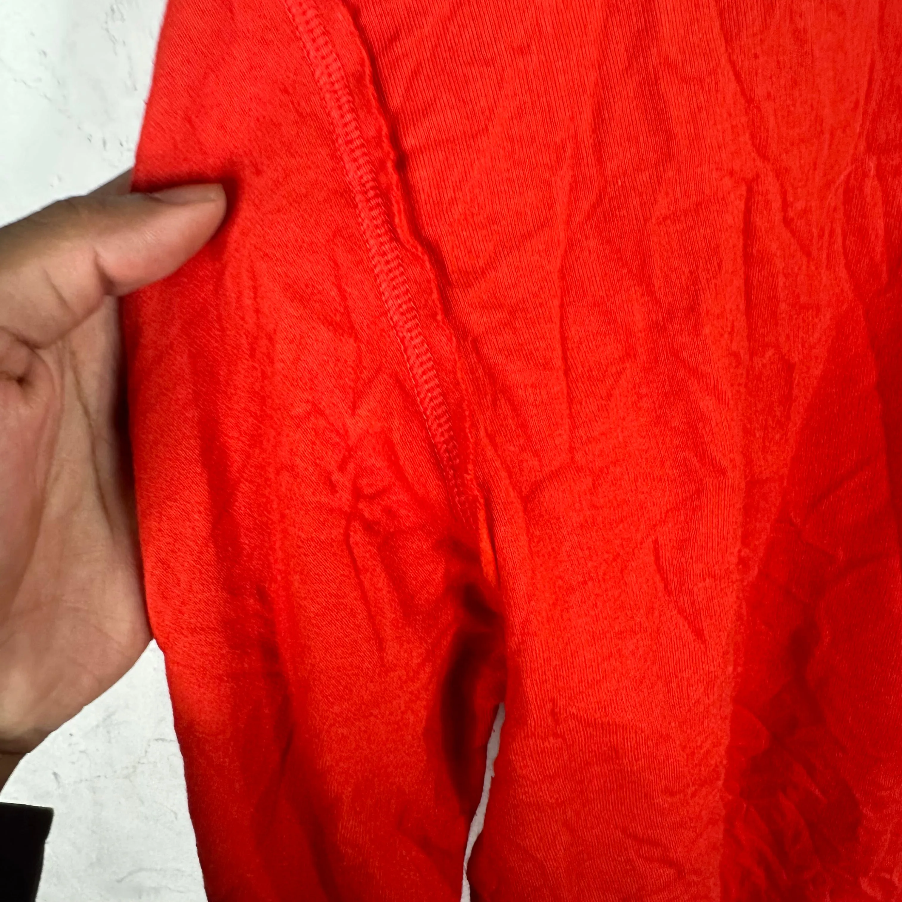 Balenciaga Sample Wrinkled Red L/S Sweater