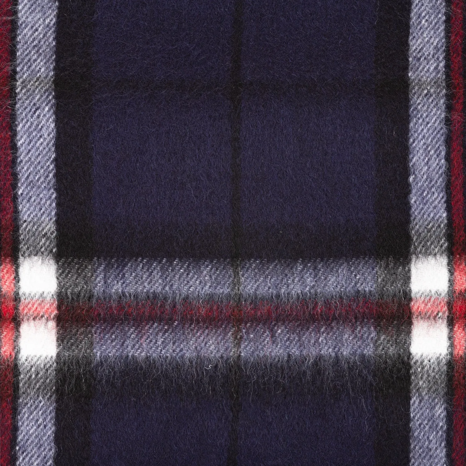 Balmoral 100% Cashmere Woven Scarf Thomson Navy