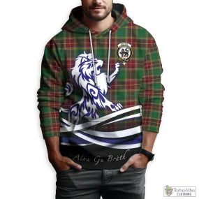 Baxter Tartan Hoodie with Alba Gu Brath Regal Lion Emblem