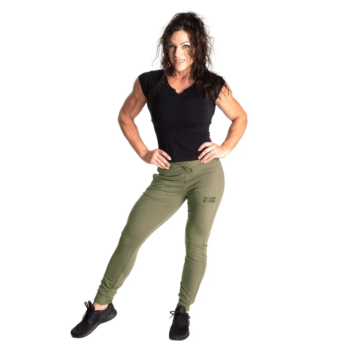 Better Bodies Empire Joggers- Washed Green