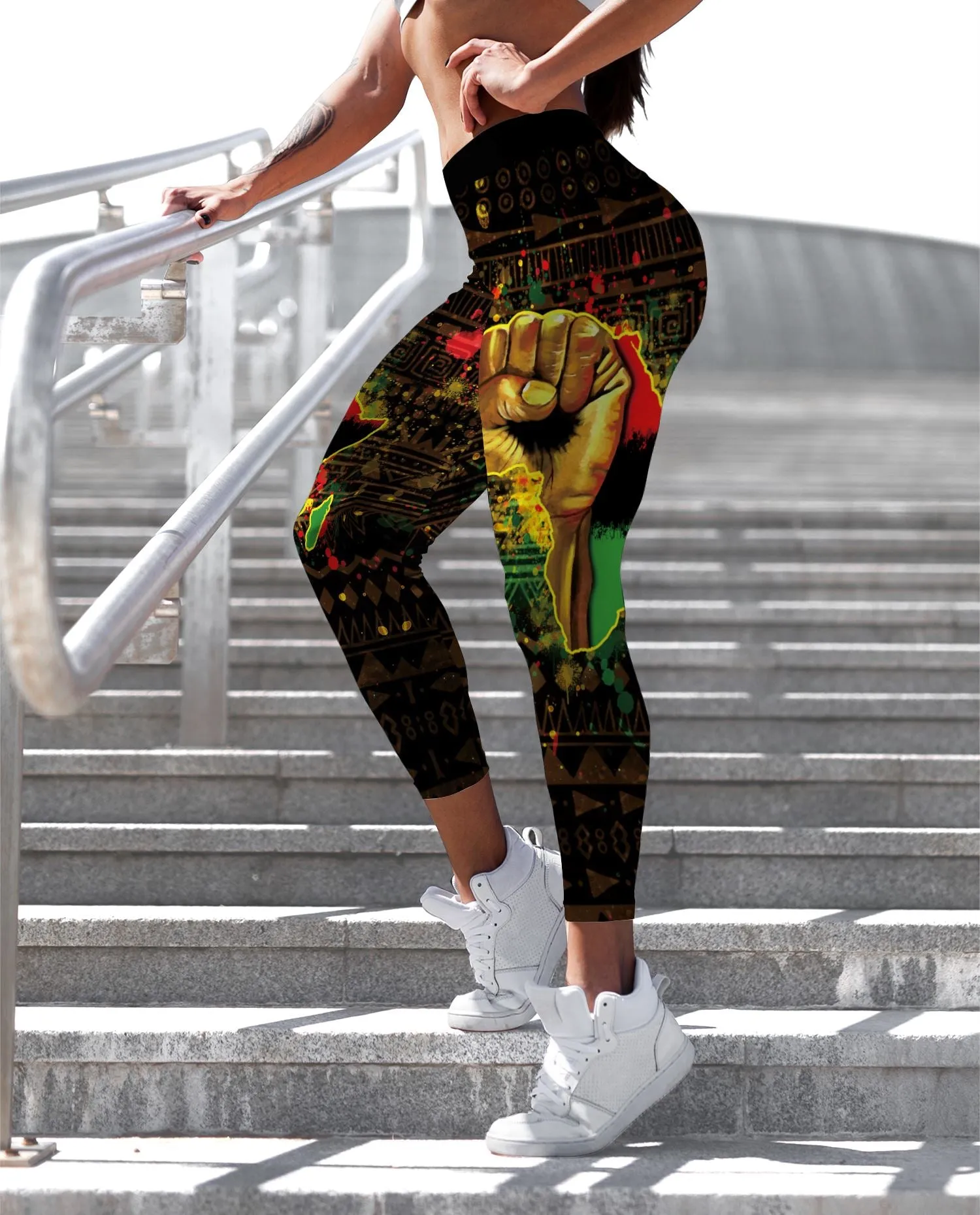 Black Power Leggings