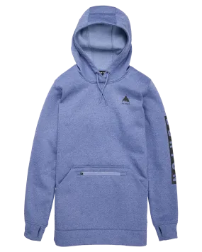 Burton Women's Oak Long Pullover Hoodie - Slate Blue Heather