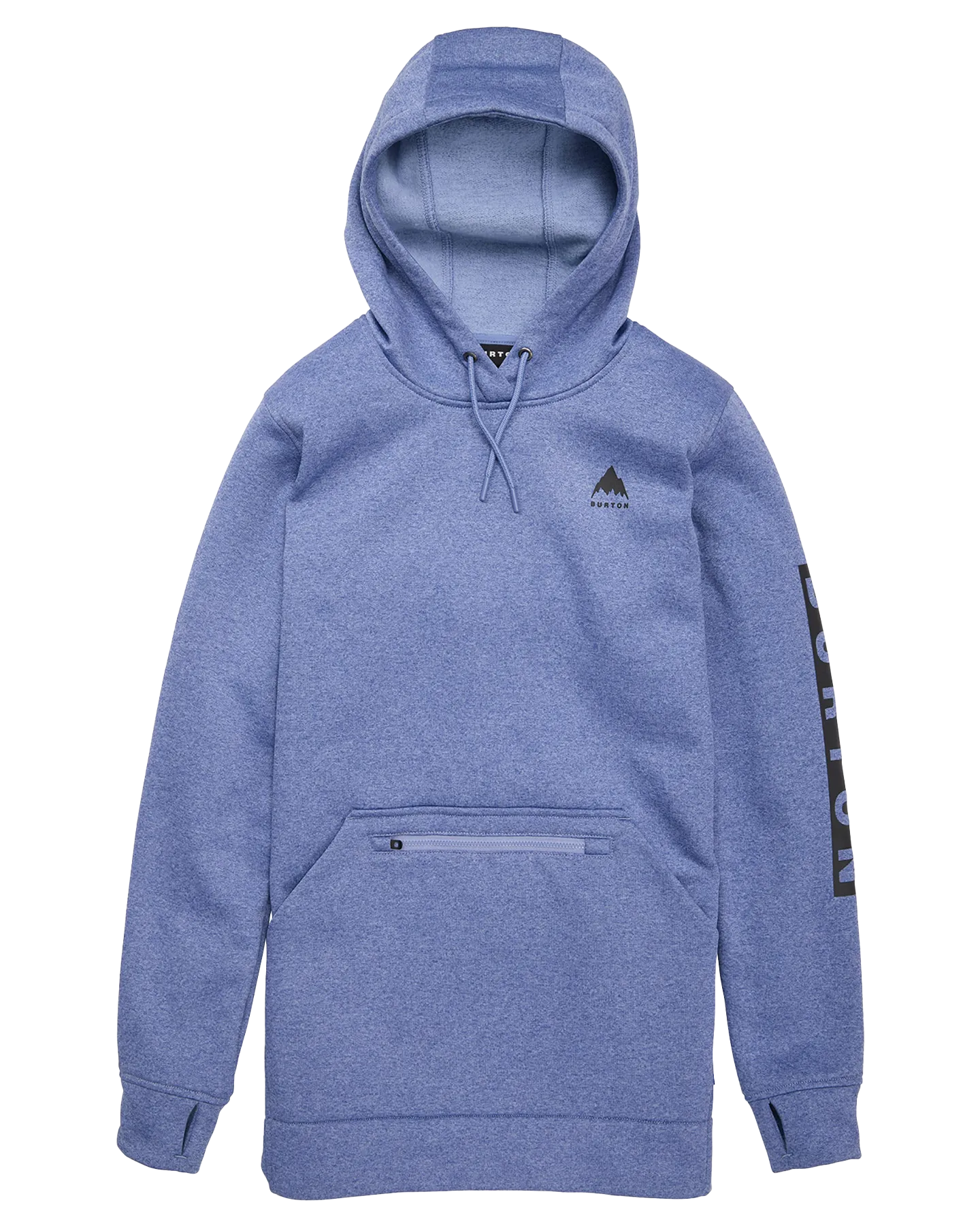 Burton Women's Oak Long Pullover Hoodie - Slate Blue Heather