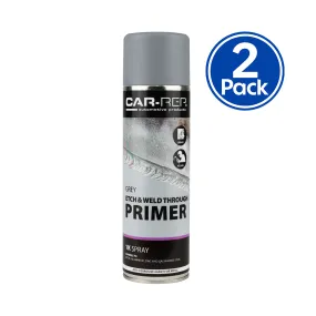 CAR-REP Automotive Acid Etch Weld Thru Primer 500ml Grey x 2 Pack