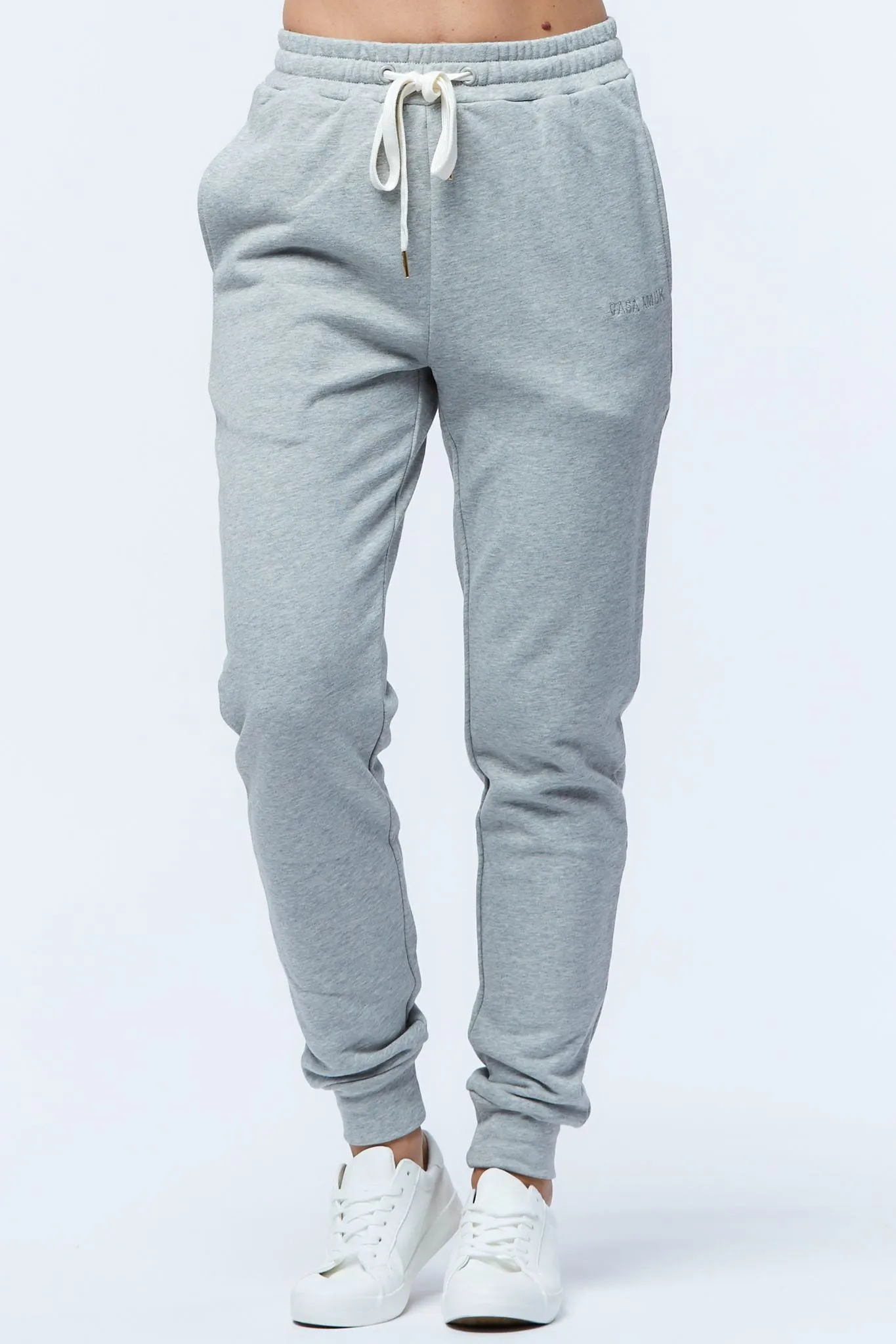 Casa Amuk WOMENS SLIM JOGGER PANT- GREY MARLE