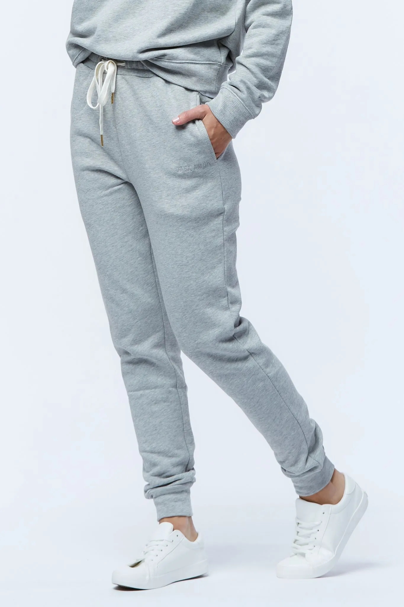 Casa Amuk WOMENS SLIM JOGGER PANT- GREY MARLE