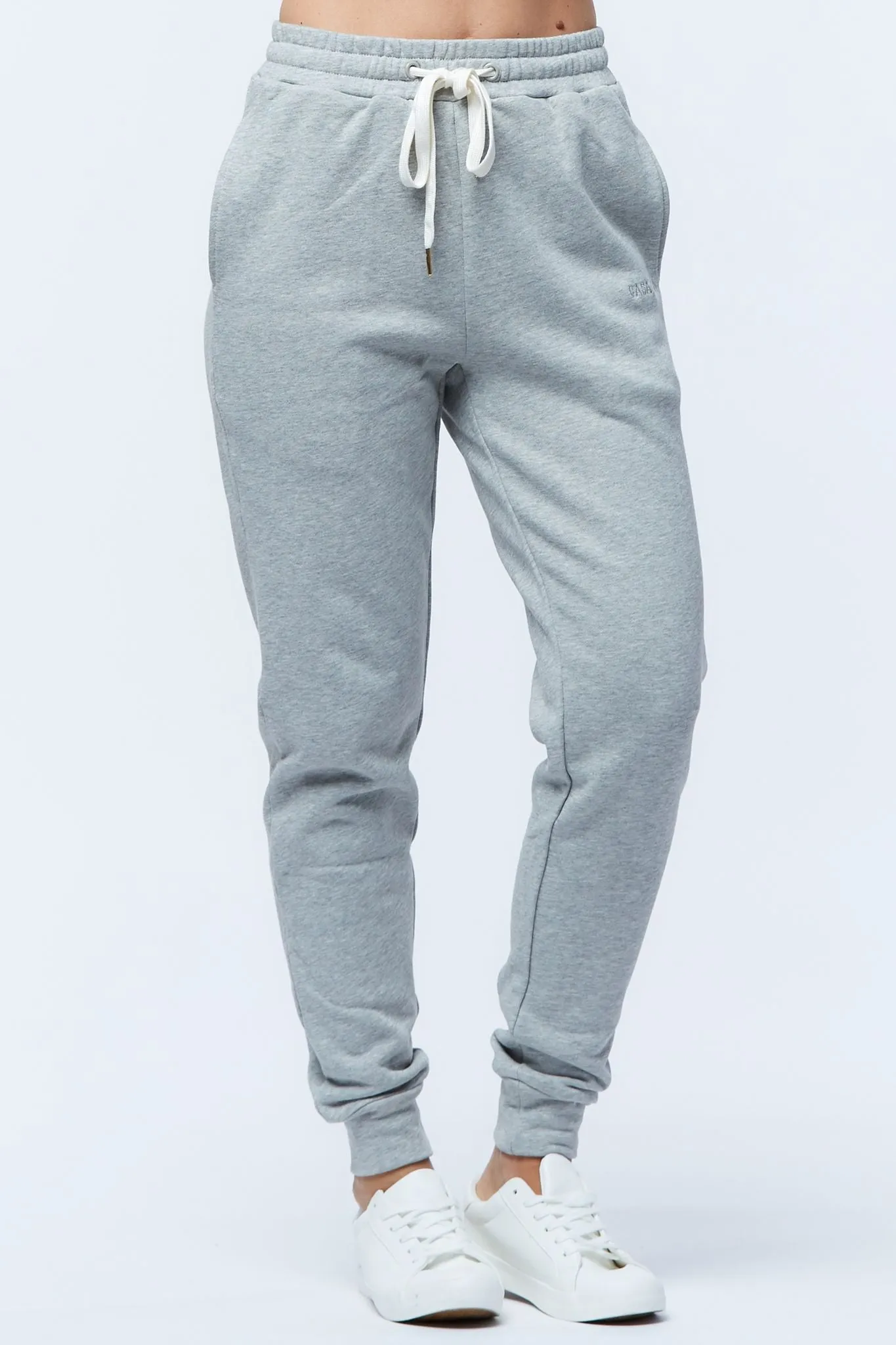 Casa Amuk WOMENS SLIM JOGGER PANT- GREY MARLE