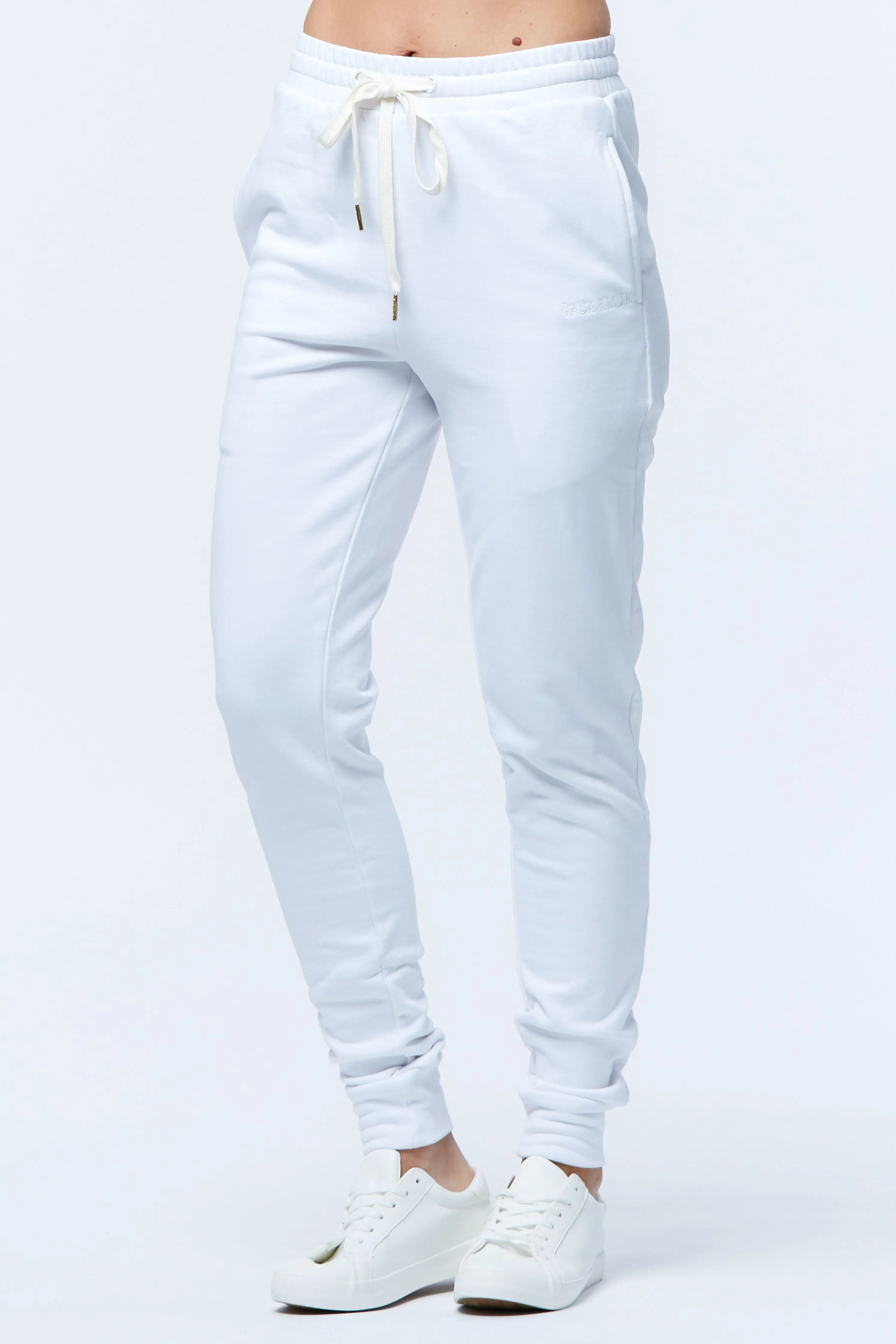 Casa Amuk WOMENS SLIM JOGGER PANT - WHITE