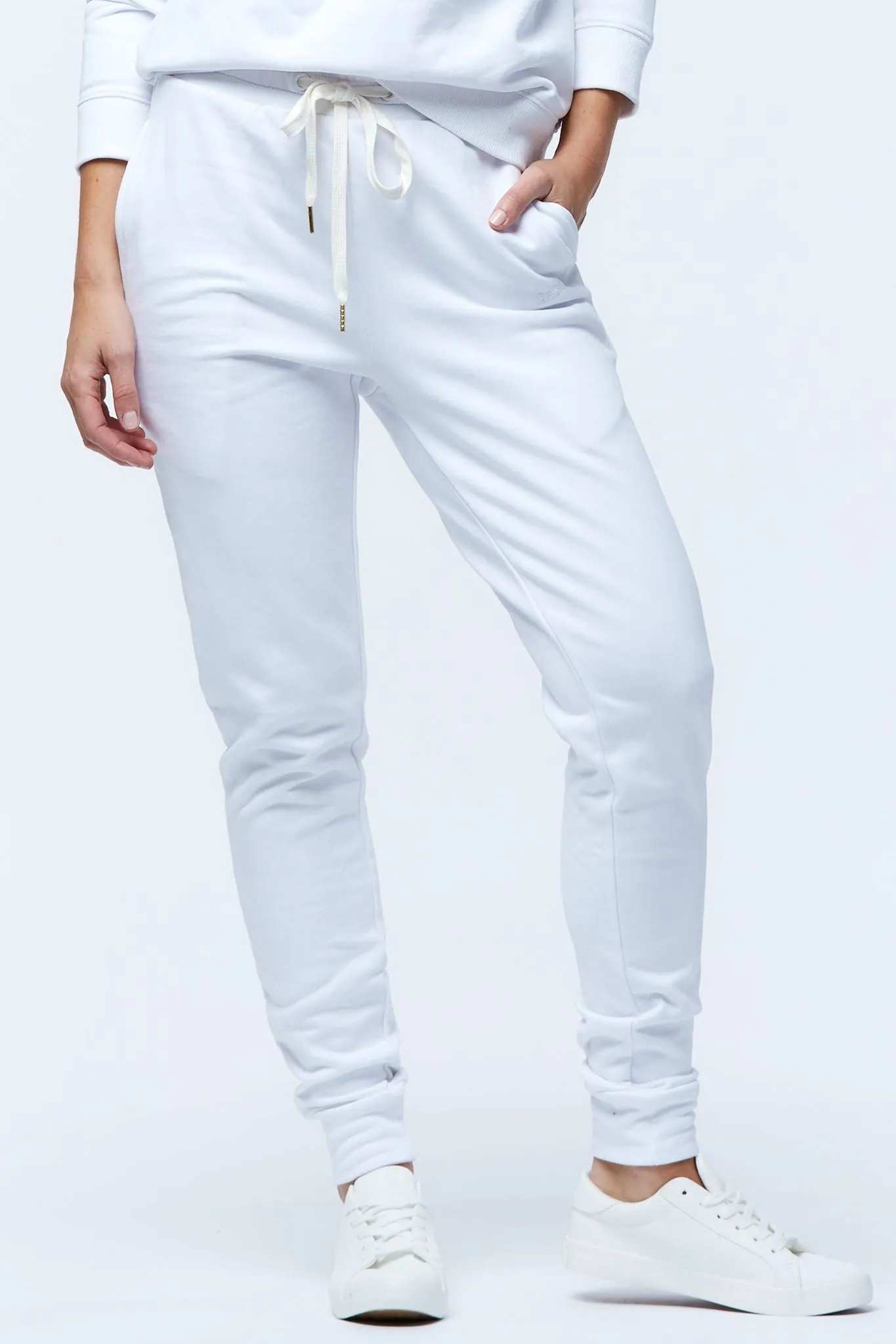 Casa Amuk WOMENS SLIM JOGGER PANT - WHITE