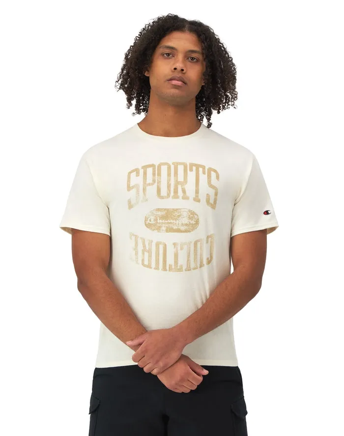 Champion Classic Graphic T-Shirt, Sports Culture Natural GT23H 586QWB NTC