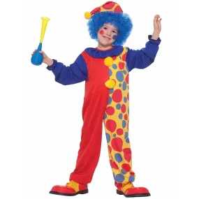 Clown Boy Costume 8-10 Medium