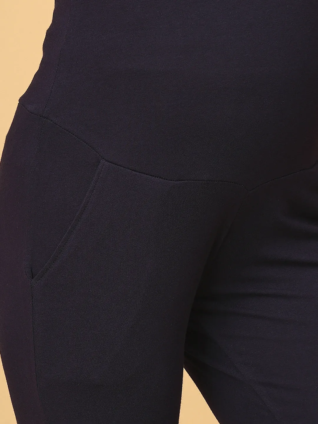 Comfy Maternity Joggers Navy Blue