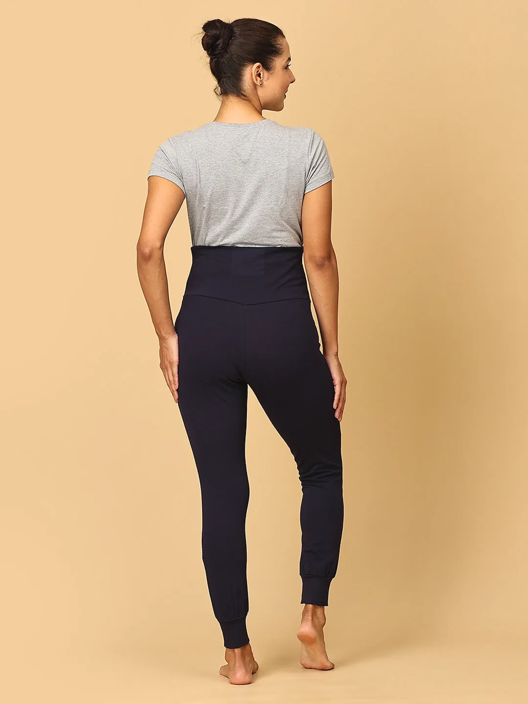 Comfy Maternity Joggers Navy Blue