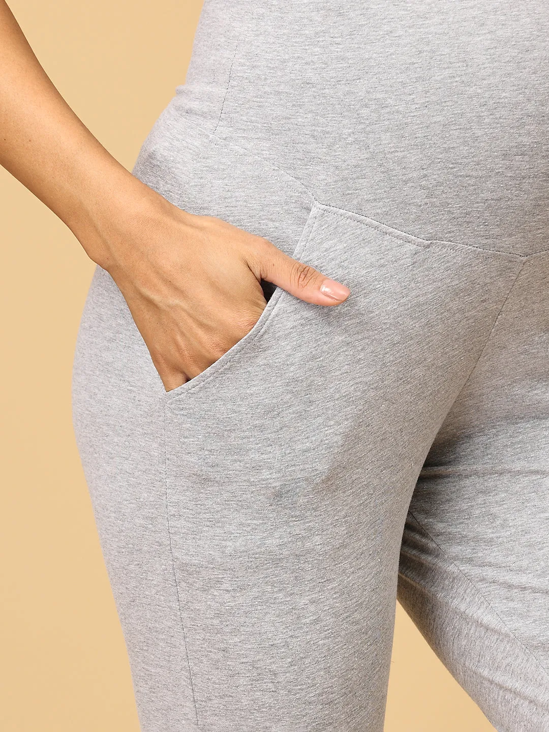 Comfy Maternity Leggings Grey