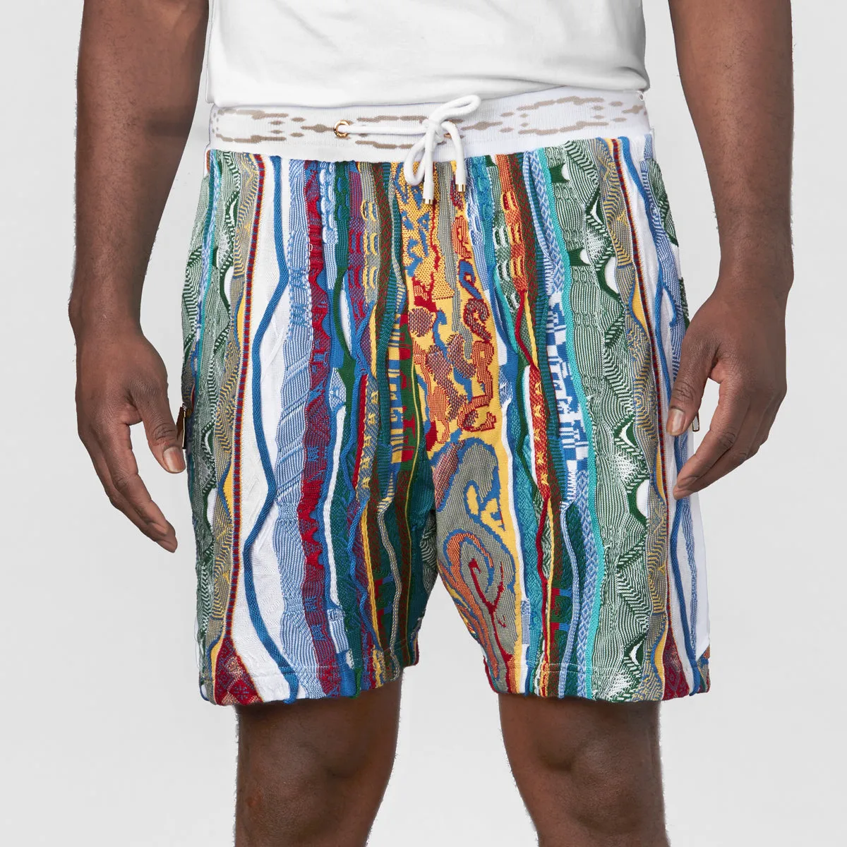 COOGI Patched Classic Knit Shorts