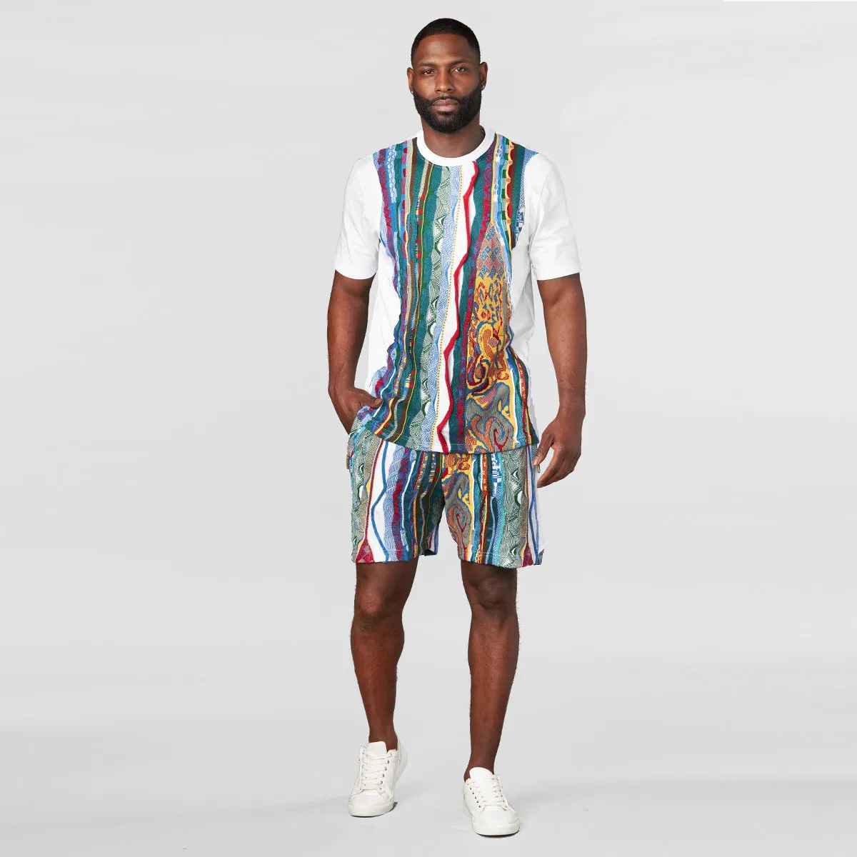 COOGI Patched Classic Knit Shorts