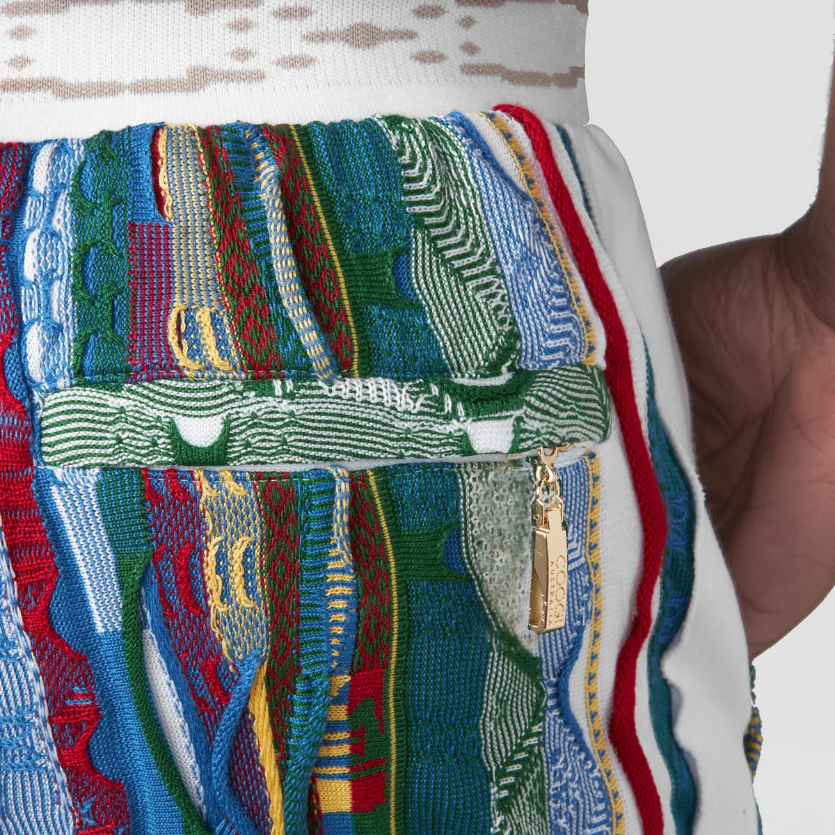 COOGI Patched Classic Knit Shorts